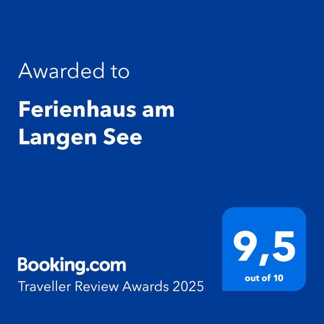 Ferienhaus Am Langen See Heidesee Exteriör bild